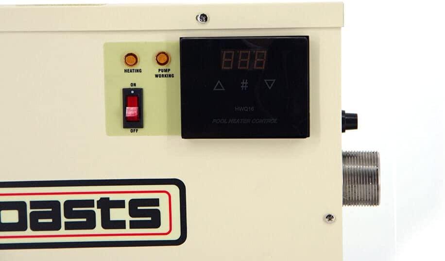 cjc 220V Electric Swimming Pool Heater 3KW/5KW/11KW/15KW SPA Bathe Bath Hot Tub Thermostat (11KW, 220V)