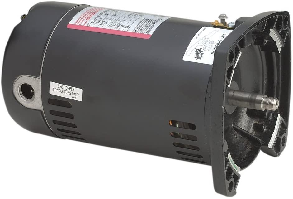 A.O. Smith SQ1102 1 HP, 3450 RPM, 1.65 Service Factor, 48Y Frame, Capacitor Start, ODP Enclosure, Square Flange Pool Motor