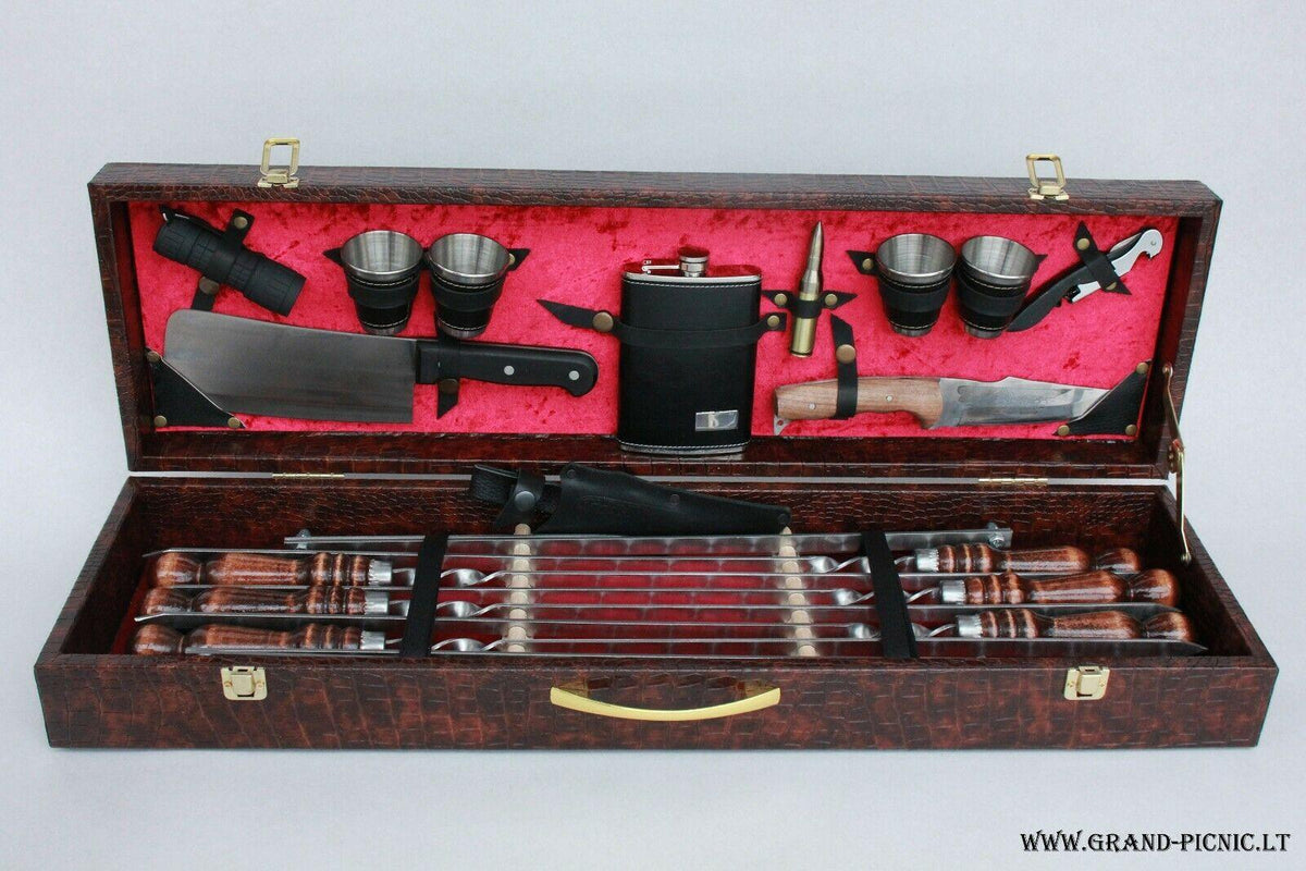 Handmade barbeque set