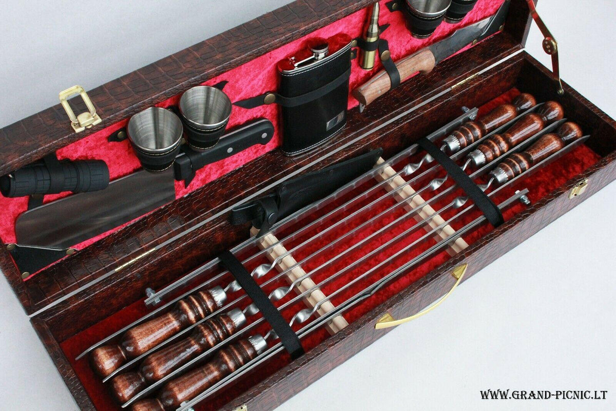 Handmade barbeque set