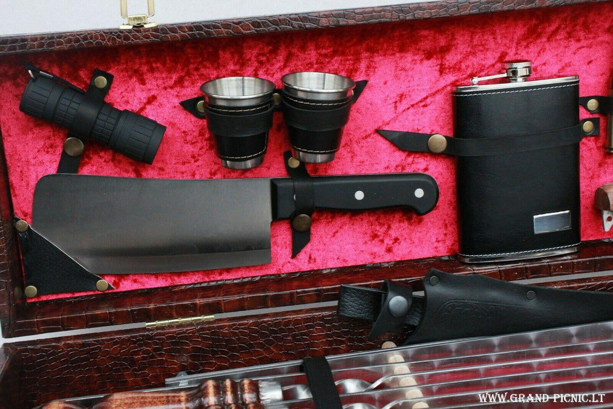 Handmade barbeque set