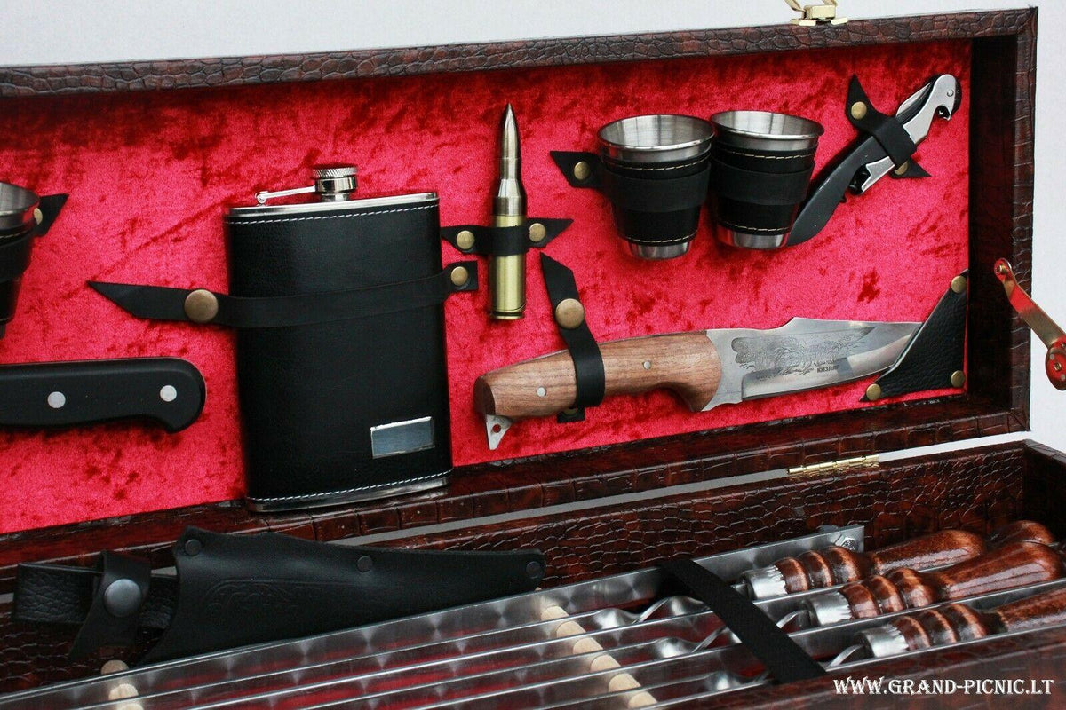 Handmade barbeque set