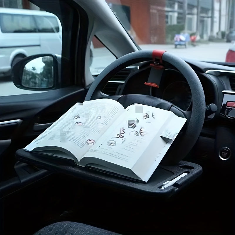 Make Driving Easier With The Multifunctional Car Steering Wheel Tray Table Steering Wheel StoraRack StoraBoard Card Table
