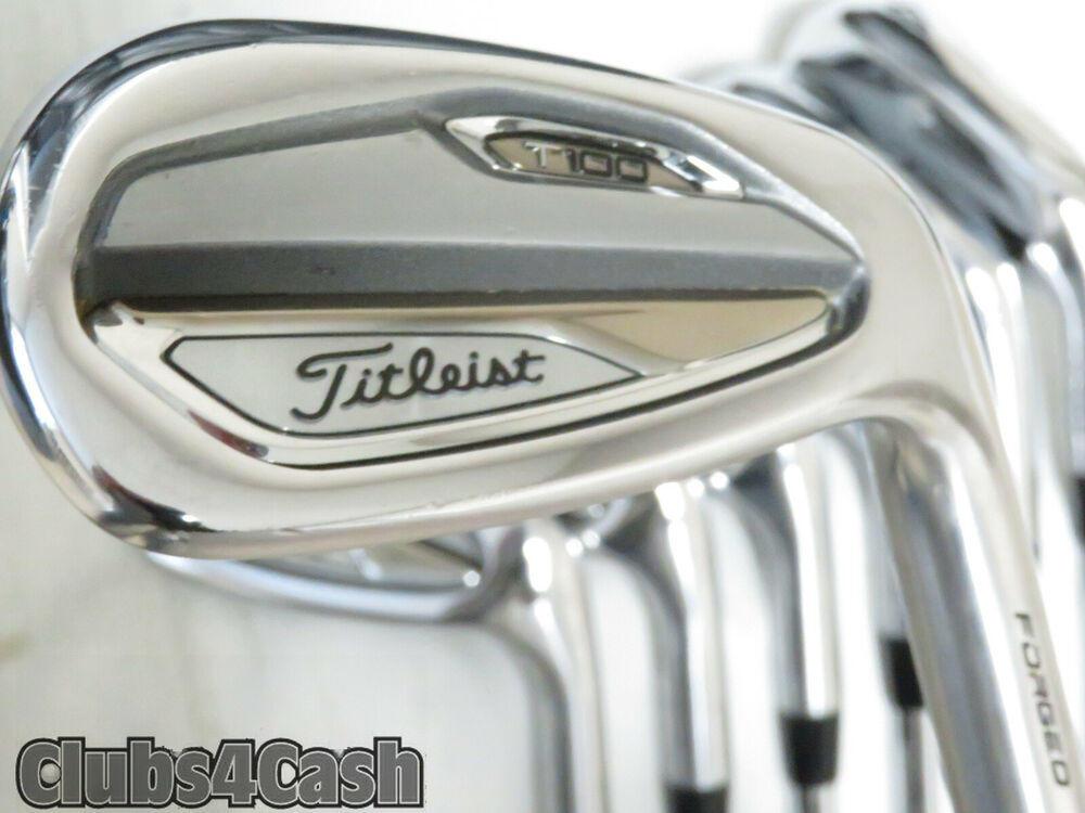 Titleist T100 Irons Forged AMT White S300 Stiff 4-P