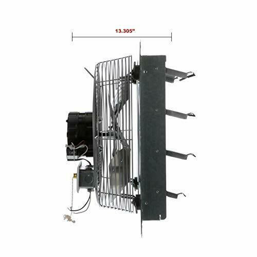 Corporation CE16-DS Direct Drive Exhaust Fan - Shutter Mounted Single Phase 1...
