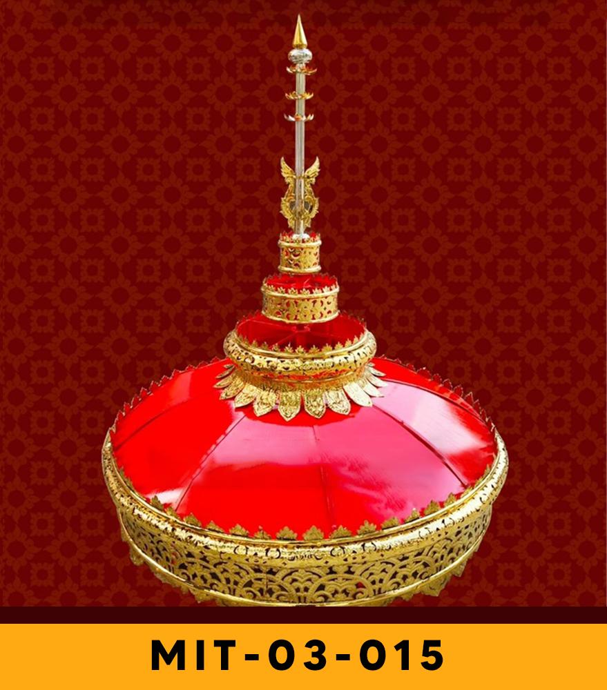 Buddhist Hindu Chatra Parosol Umbrella over Divine Royalty, #03015, many sizes