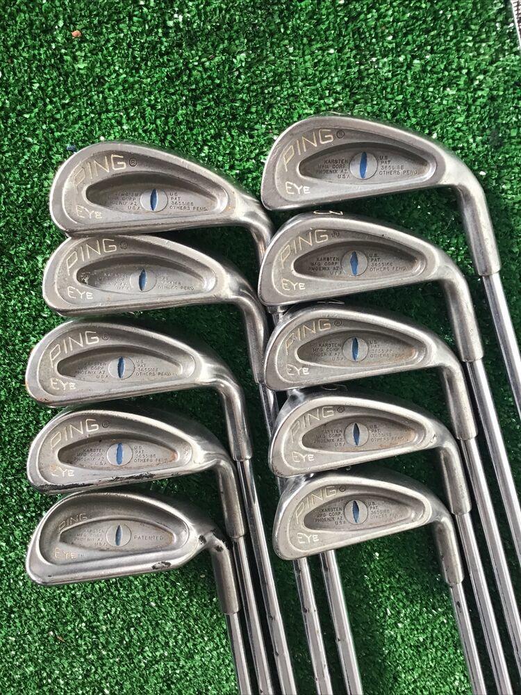 Ping Eye Blue Dot Iron Set 2-SW With Steel Shafts
