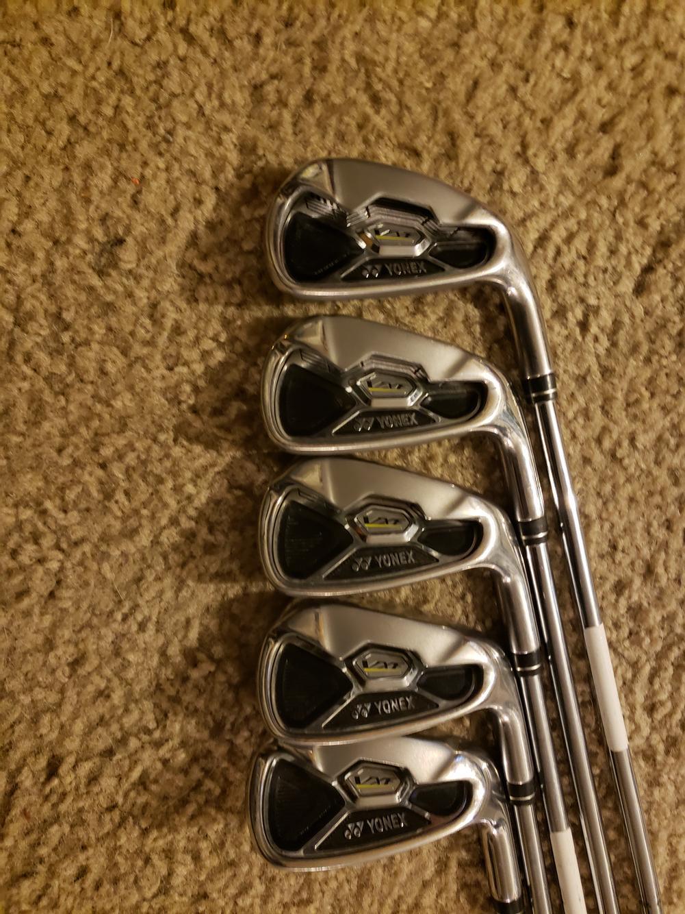 Used Men's Yonex Right Handed VXF Iron Set Regular Flex Graphite/Steel Shaft