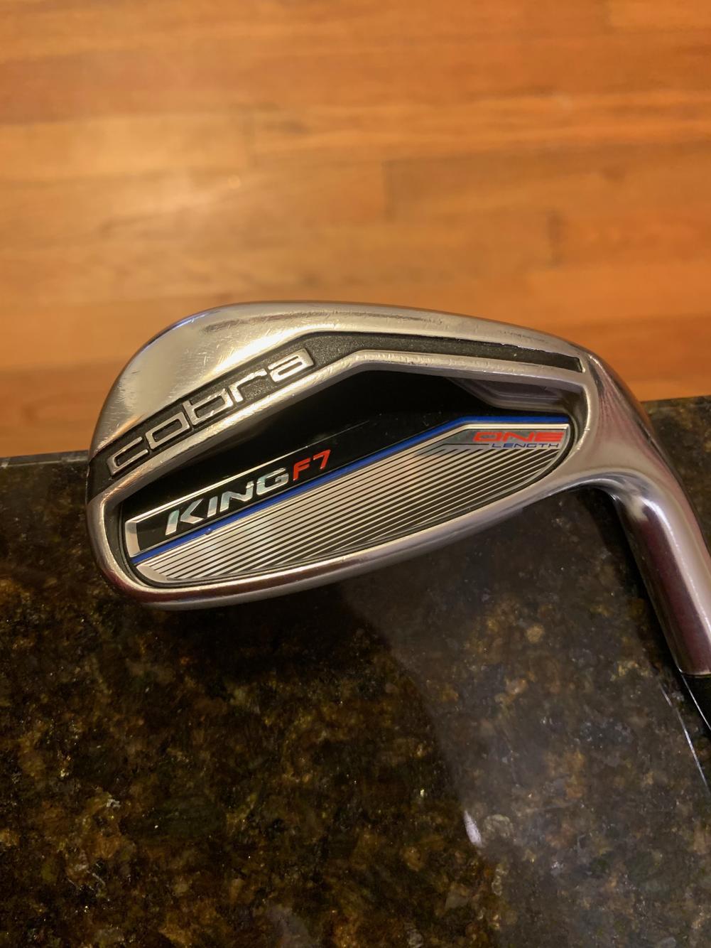 Lightly Used Men's Cobra Right Handed King F7 One Length (5-GW) Regular Flex (PW not included)