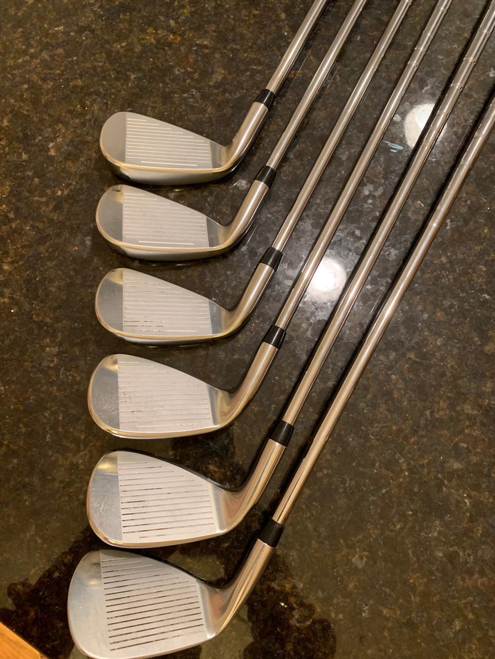 Lightly Used Men's Cobra Right Handed King F7 One Length (5-GW) Regular Flex (PW not included)