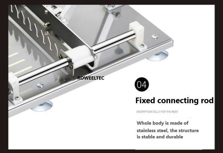 New stainless steel manual doner kebab meat skewer machine