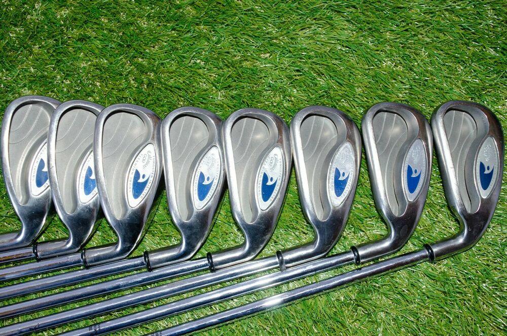 Callaway 	Hawk Eye 	3-Pw Iron Set 	Right Handed 	37"	Steel 	Stiff	New Grip