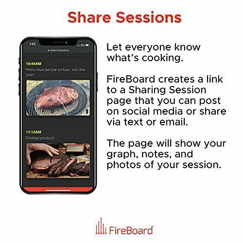 FireBoard 2 Drive Cloud Connected Smart Thermometer, Built-in Temperature