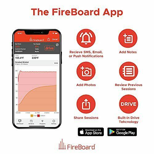 FireBoard 2 Drive Cloud Connected Smart Thermometer, Built-in Temperature