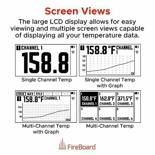 FireBoard 2 Drive Cloud Connected Smart Thermometer, Built-in Temperature