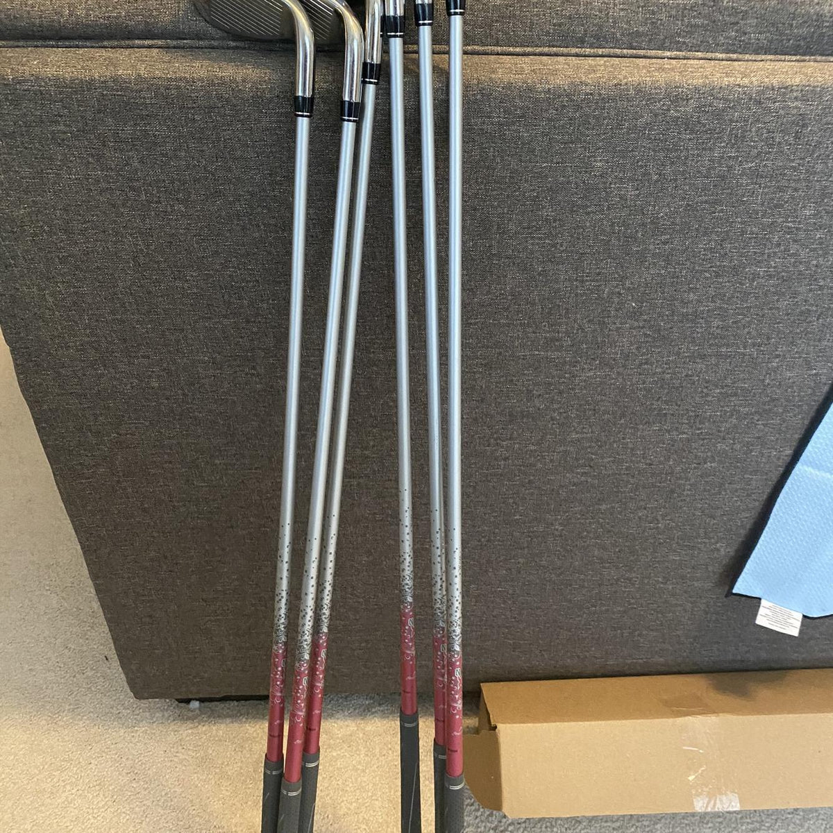 Women's Left Hand Callaway X2 Hot Ladies Flex Graphite Shaft Iron Set