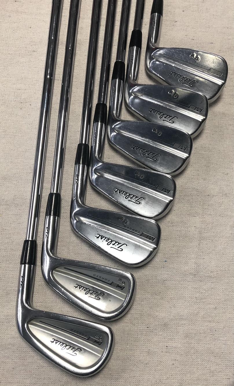 Used Titleist Cb Mb 714 Forged Set 4i-pw Steel Regular Golf Iron Or Hybrid Sets
