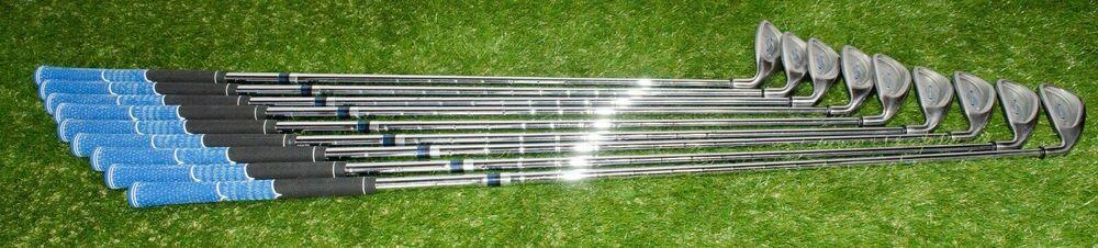 Callaway	X-14 Steelhead	Iron Set 3-9 PW SW	Right Handed	37.25"	Steel	Stiff	New G