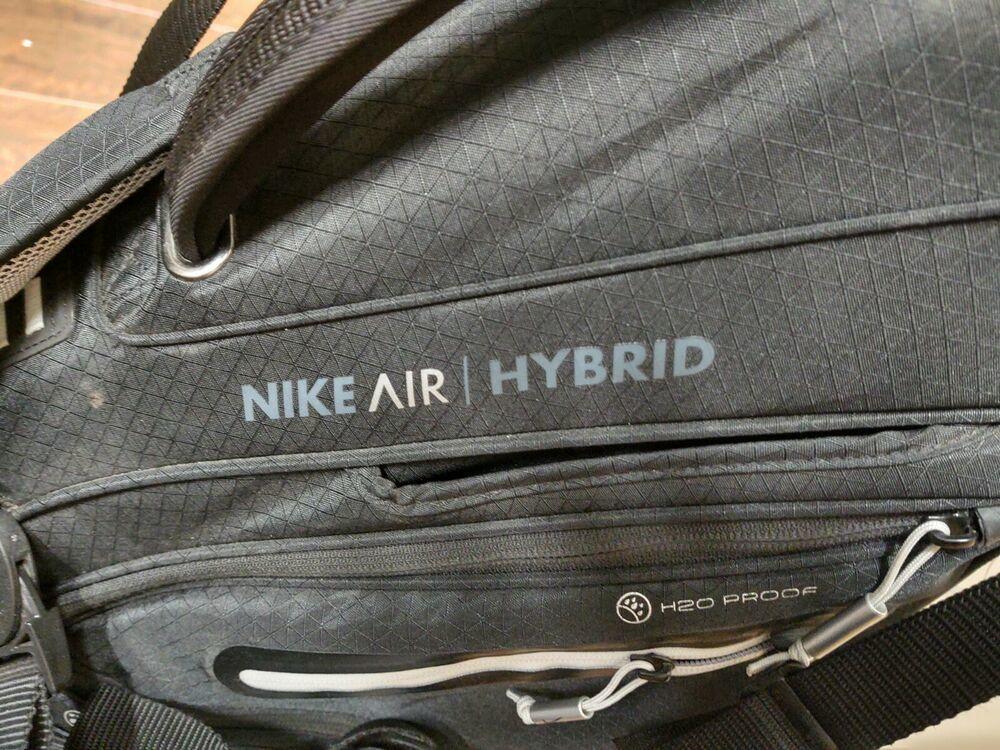 Air Hybrid 14 Divider Dual Strap Golf Stand Bag Black/Gray