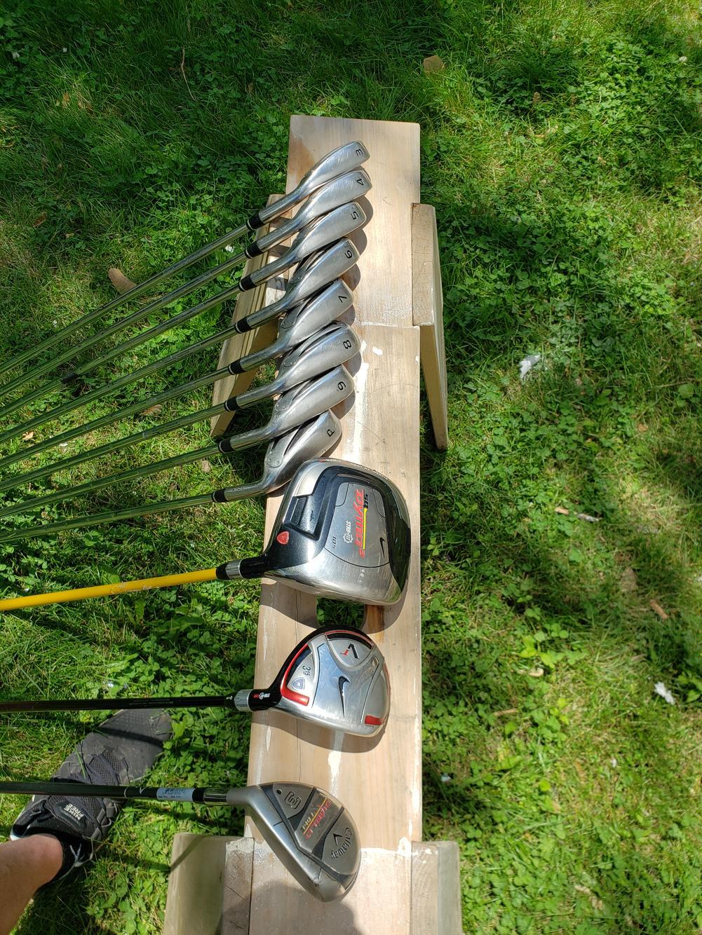 Used Men's Right Handed Clubs (Full Set) Regular Flex 10 Pieces