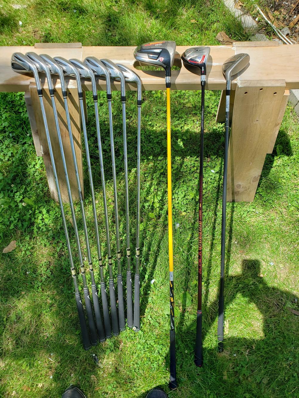 Used Men's Right Handed Clubs (Full Set) Regular Flex 10 Pieces