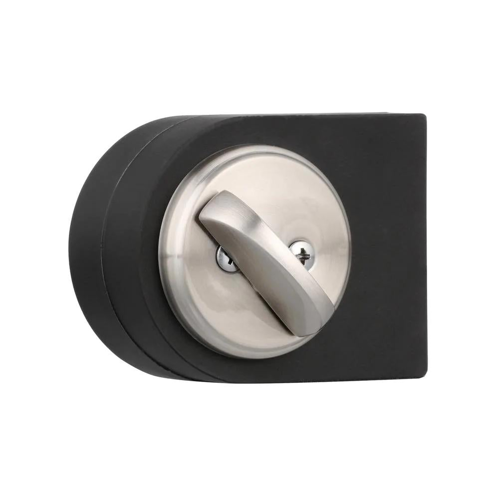 Satin Nickel Single Cylinder Deadbolt (2-Pack)