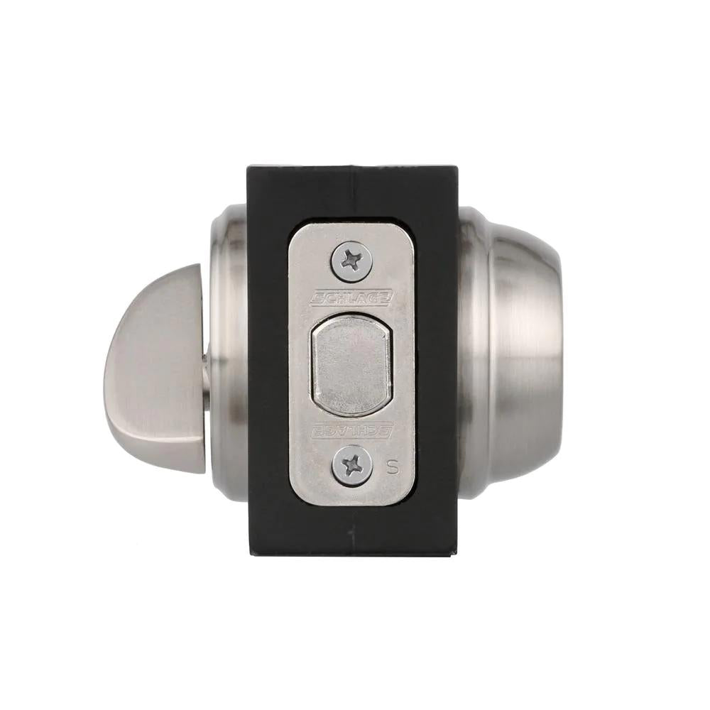 Satin Nickel Single Cylinder Deadbolt (2-Pack)
