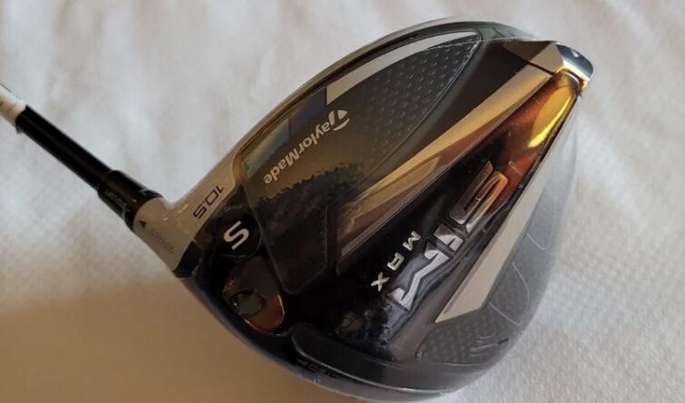 Men's Right Handed SIM Max Stiff Flex 10.5 Loft Driver