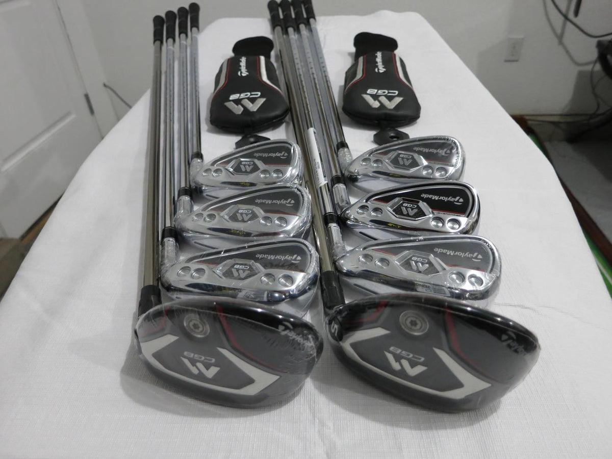 TaylorMade 2018 M CGB Iron Set - 4H, 5H, 6-AW - Stiff Graphite & Steel - NEW