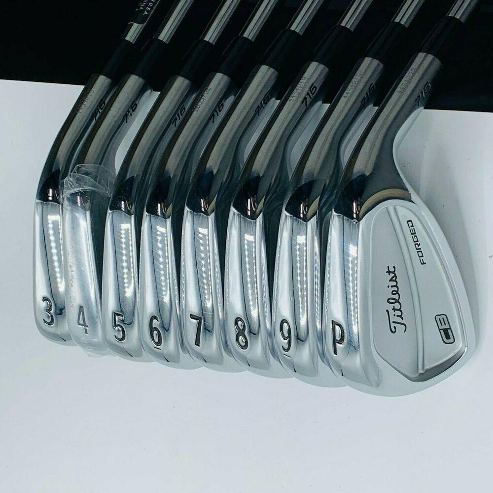 Titleist 716 CB Iron Set #3-PW Steel Dynamic Gold AMT S300 Stiff RH Mint