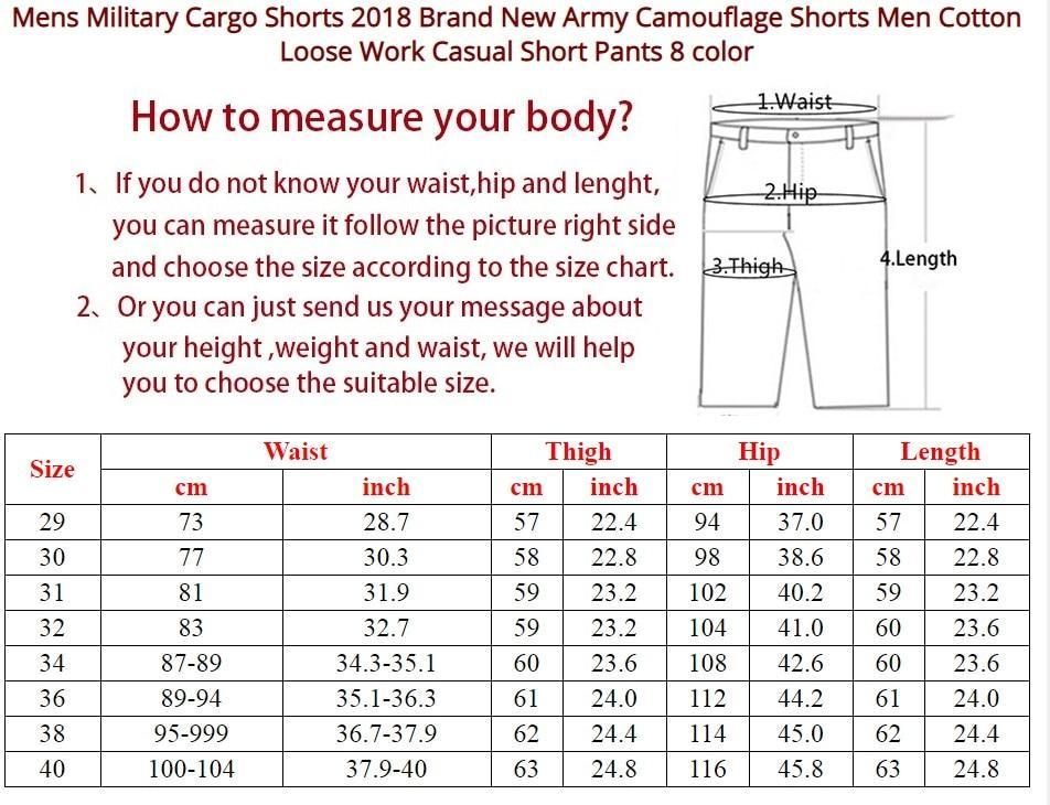 Lukmall Men 2021 Military Summer Army Green Cotton Men Loose Pocket Cargo Shorts