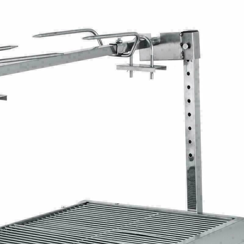 46" Large Spit Roaster Rotisserie Pig Lamb Roast BBQ Picnic Outdoor Cook Grill