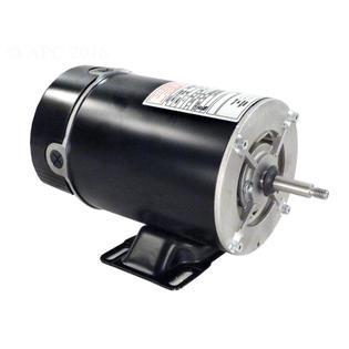 2 HP Black and Silver Single Speed Round Flange Pool Motor