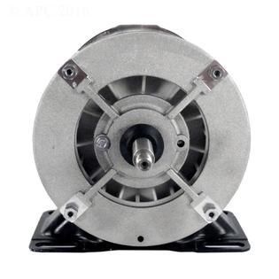 2 HP Black and Silver Single Speed Round Flange Pool Motor