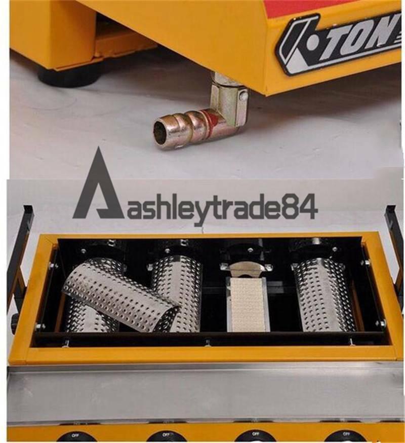 Commercial ET-K222 4 head gas-fired grill smokeless barbecue machine