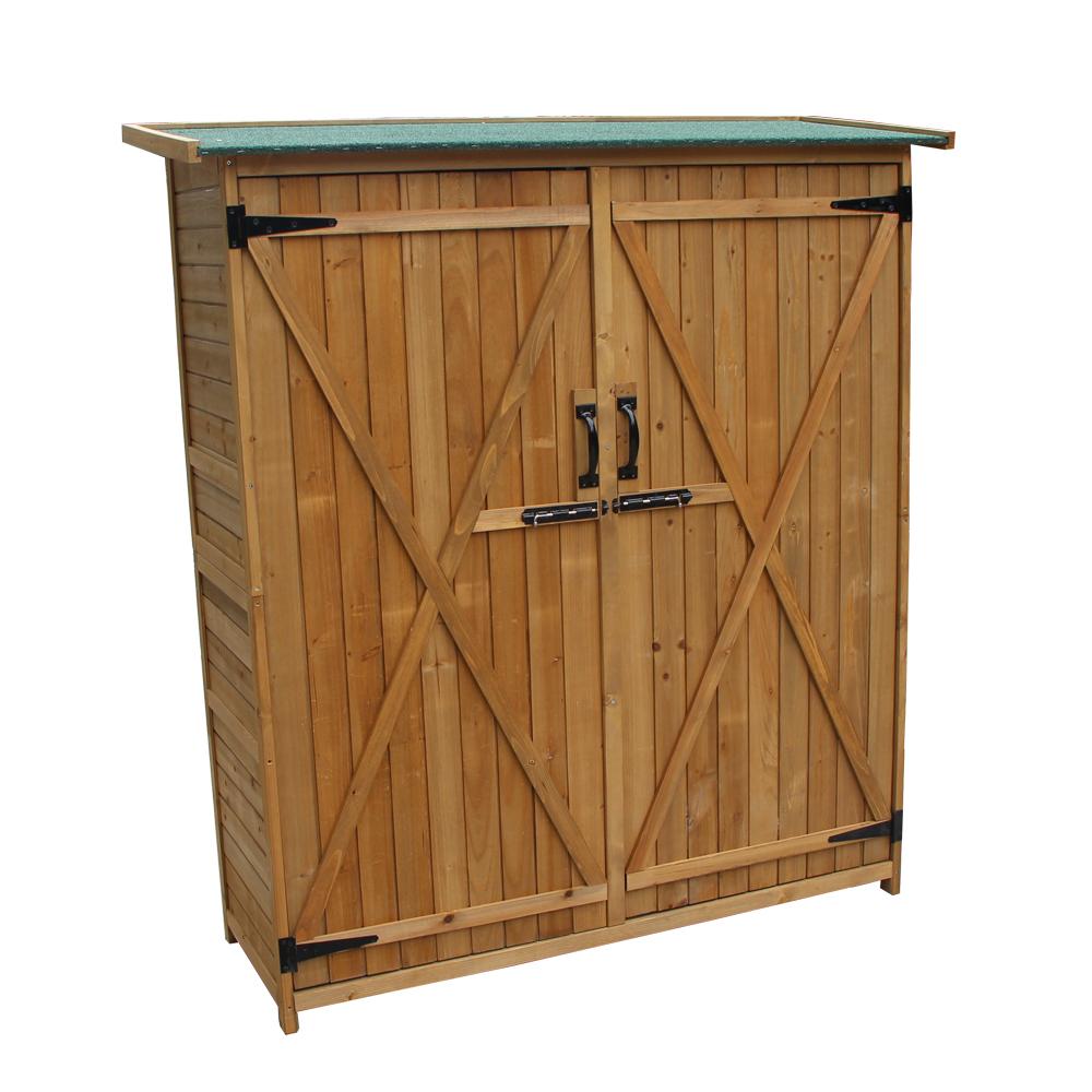 Fir Wood Shed Garden Storage Shed Wood & Green Roof
