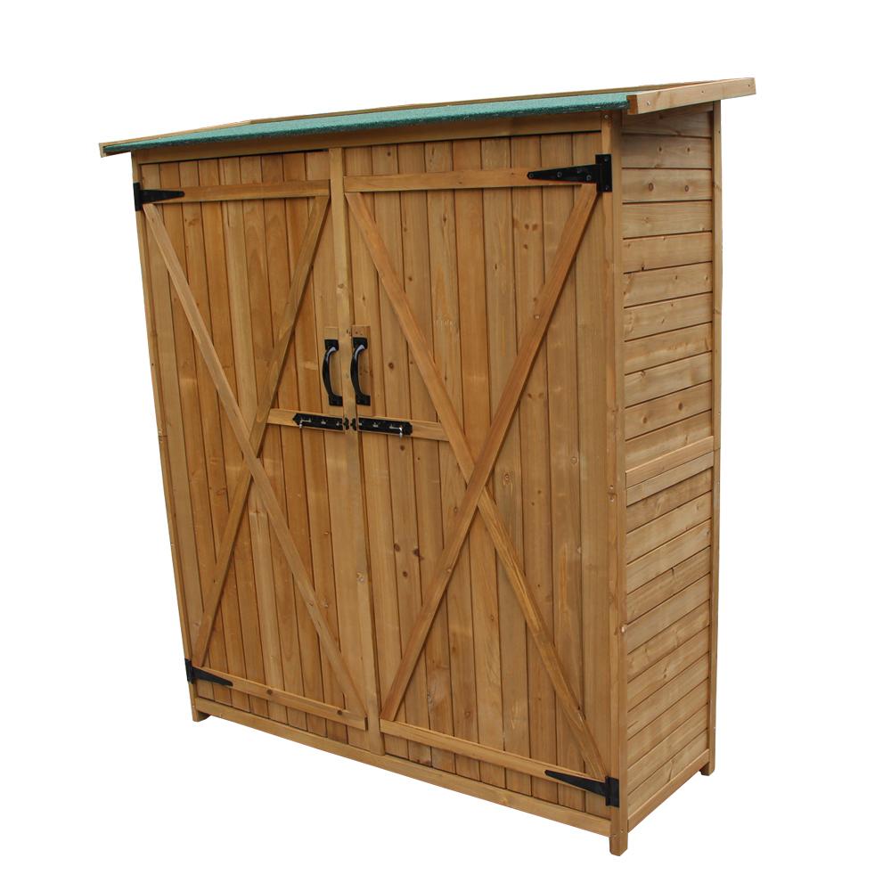 Fir Wood Shed Garden Storage Shed Wood & Green Roof