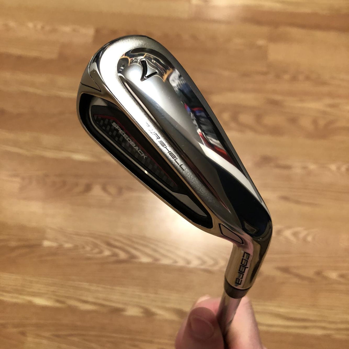 Men's Right Handed King F9 Speedback Stiff Flex Steel Shaft Iron Set