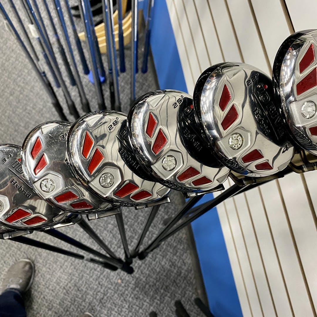 Used Idrive Hybrid Mens Right Iron Hybrid Set 3i-pw Graphite Senior