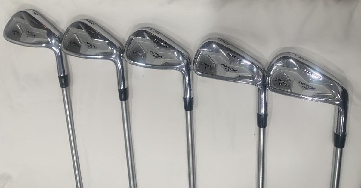 Callaway Right Handed Apex Pro 19 Irons (6-PW) KBS Tour Stiff Shafts- Really Nice!