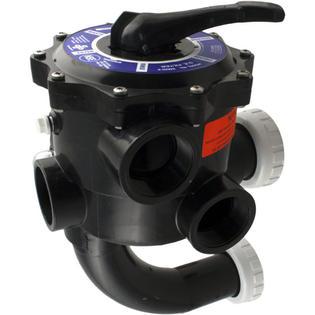 Multiport Valve, Praher SM2-SE2, 2", w/StaRite Plumbing, Blk