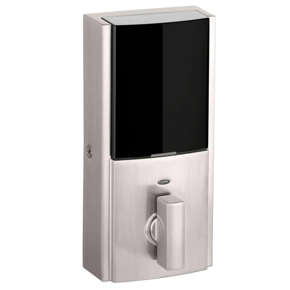 Obsidian Satin Nickel Keyless Electronic Touchscreen Deadbolt