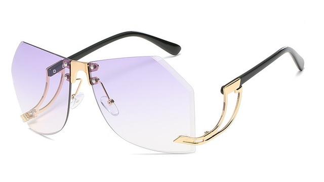 Sunglasses - Women Popular Irregular Frameless Sunglasses