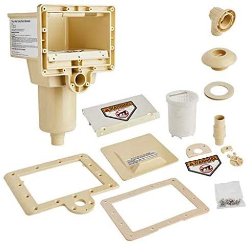 Bulldog Skimmer Box and Return Kit, fits Compatible Above Ground Swimming Pools