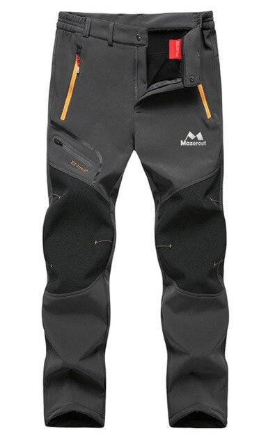 Men/Women Winter Fish Waterproof Camp Trekking Fleece Outdoor Hiking Pants