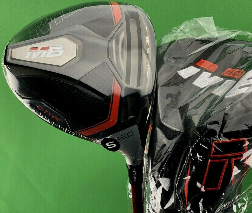 TaylorMade M6 D-Type Driver 12* Project X EvenFlow 6.0 Stiff S-Flex NEW #79594