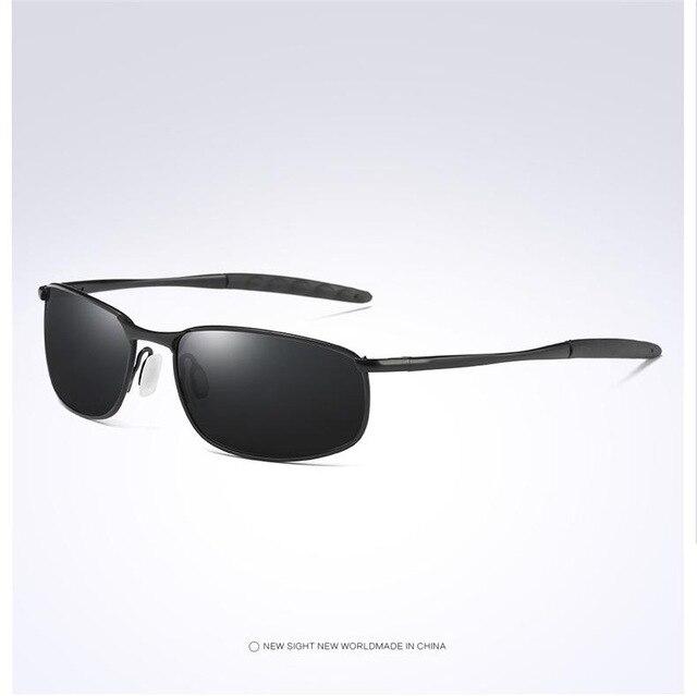 Luxury HD Polarized Silver Metal Frame Driving Pilot Sunglasses With Box