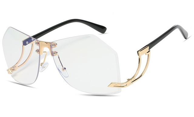 Sunglasses - Women Popular Irregular Frameless Sunglasses