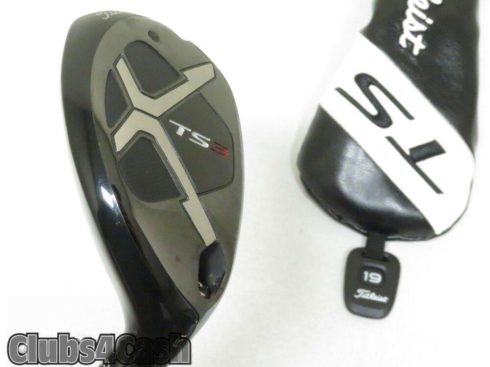 TITLEIST TS3 Hybrid 19* HZRDUS Smoke 6.0 Stiff Flex +Cover