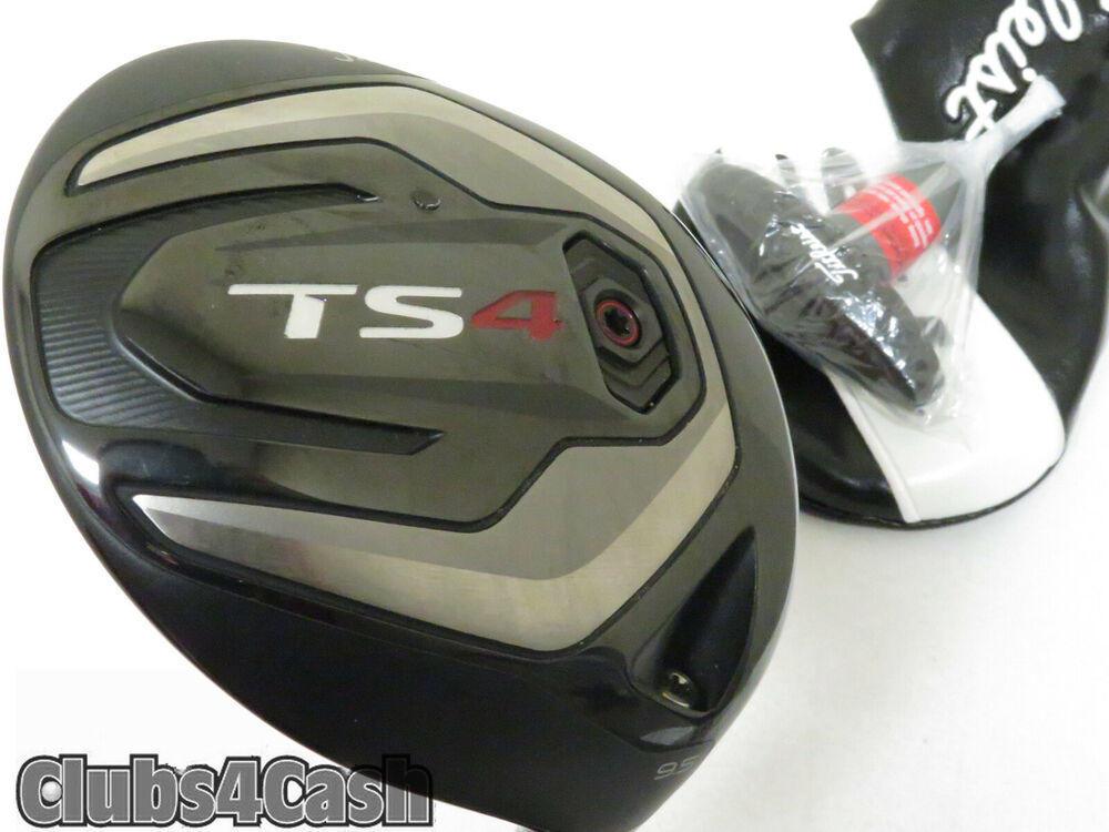 TITLEIST TS4 Driver 9.5* HZRDUS Smoke 5.5 Regular Flex +Cover & Tool